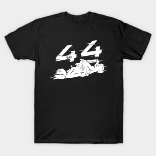 We Race On! 44 [White] T-Shirt